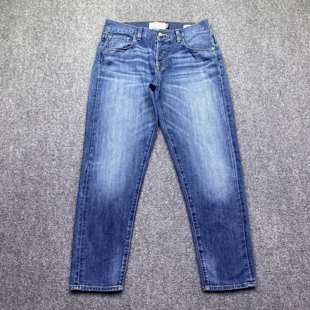 Lucky Brand Dylan Boyfriend Jeans Womens 2/26 Blue Medium Wash USA Button Fly